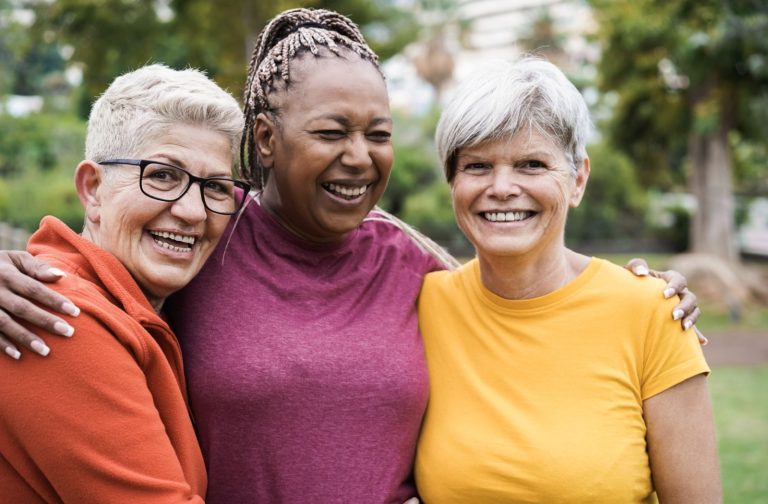 A group of older adults enjoying a vibrant retirement together.